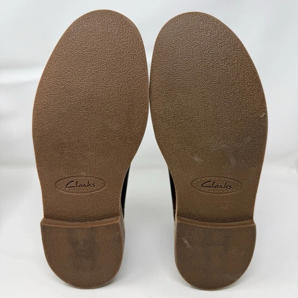 Clarks Bushacre 2 Desert Chukka Boots Men's Size 11 Brown Leather 15522 Casual